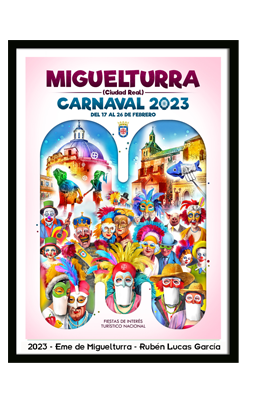 imagen Carnaval Miguelturra 2023 obra de Rubén Lucas García