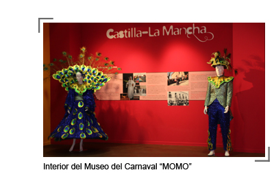 imagen del interior del Museo del Carnaval de Miguelturra