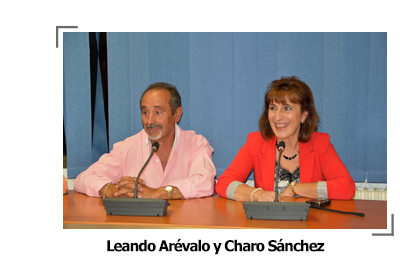 imagen de Leando Arévalo y Charo Sánchez, octubre de 2022