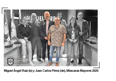 Miguel Ángel Ruiz y Juan Carlos Pérez, Máscaras Mayores Carnaval 2026