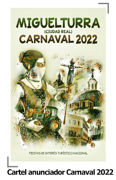 cartel anunciador del Carnaval 2022 de Miguelturra