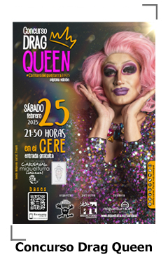 Cartel concurso Drag Queen 2023, mini