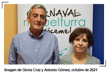 imagen de Gloria Cruz y Antonio Gómez, octubre de 2021