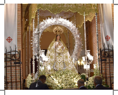 imagen de la Virgen de la Estrella 