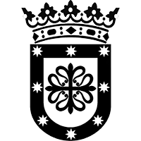 imagen del Escudo de Miguelturra en dos colores, negro sobre blanco