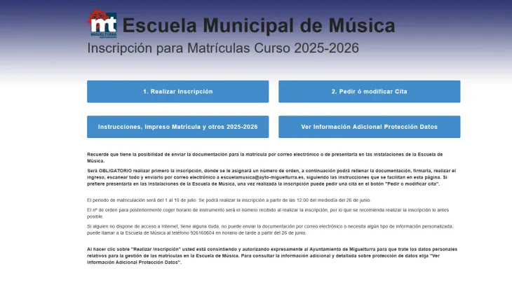 noticiamatriculaescuelamusicajunio2025