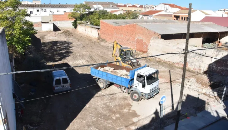 Construccion parkin disuasorio calle botija, Miguelturra 2025