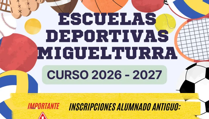 escuelas deportivas 2026-2027