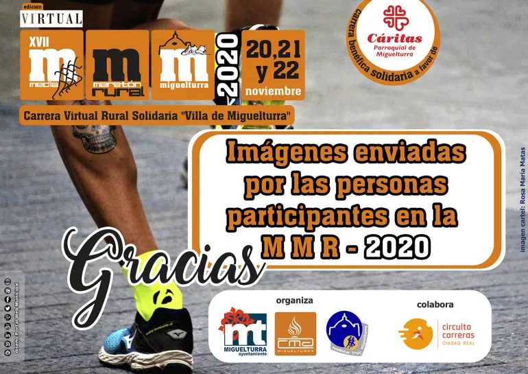 imagen alusiva al vídeo elaborado en la Media Maratón Rural Virtual Villa Miguelturra 2020