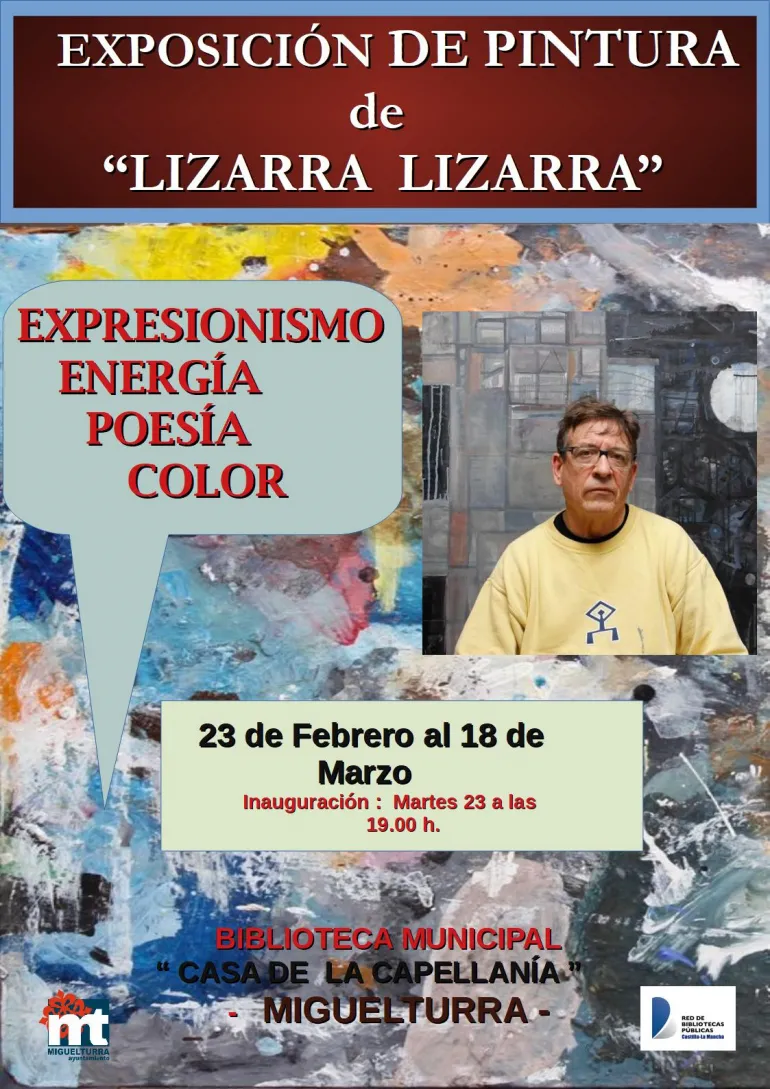 evento imagen exposición Lizarra en Miguelturra, febrero 2021