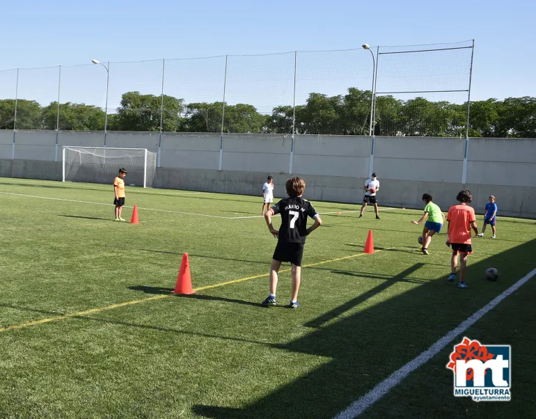 imagen del clínic deportivo en Miguelturra, 13 de julio de 2020