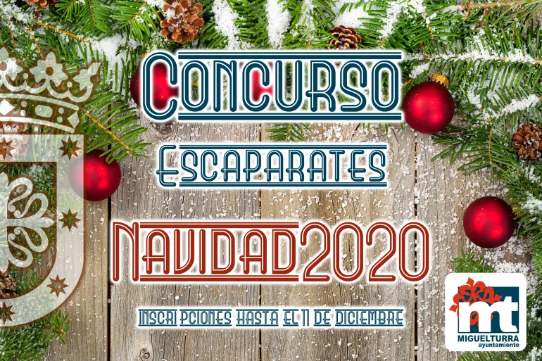 evento imagen alusiva al concurso de Escaparates Navideños 2020