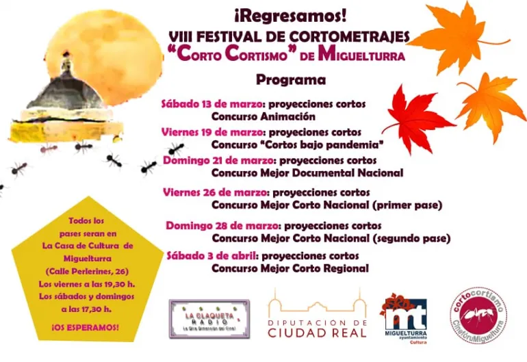 imagen de eventos del festival corto cortismo, Miguelturra 2021