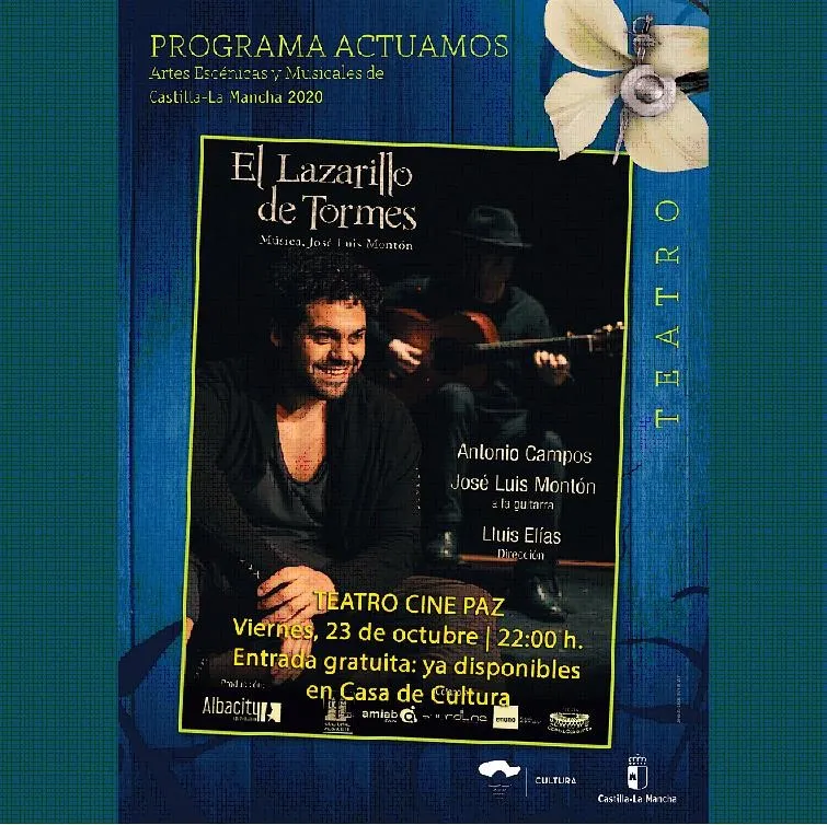 evento imagen el lazarillo de tormes, octubre 2020 Miguelturra