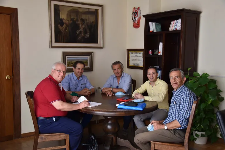 imagen de la reunión con Ilunion, julio 2020