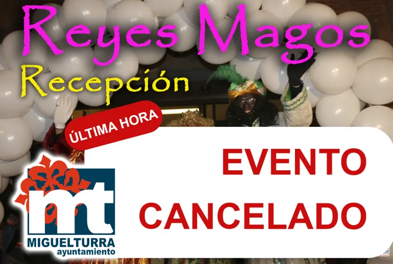 imagen alusiva a la cancelación del evento de los Reyes Magos en Miguelturra, enero de 2021