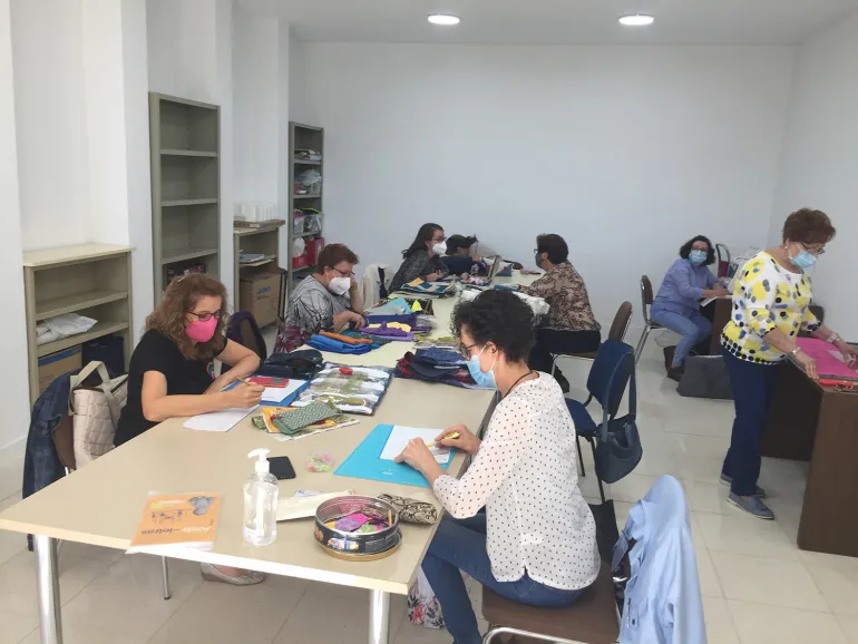 imagen del inicio de los cursos de la Universidad Popular de Miguelturra, octubre de 2020