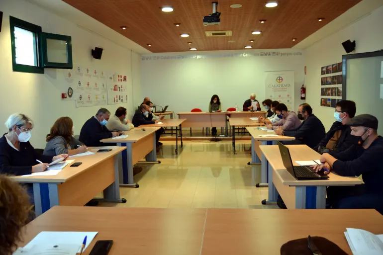 imagen de la reunión de la Junta Directiva, noviembre 2020, fuente imagen Gabinete Prensa Multimedia