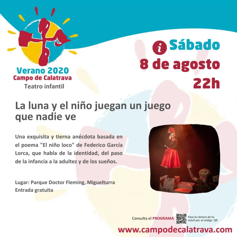 evento imagen del cartel La luna y el niño. Miguelturra, agosto 2020.
