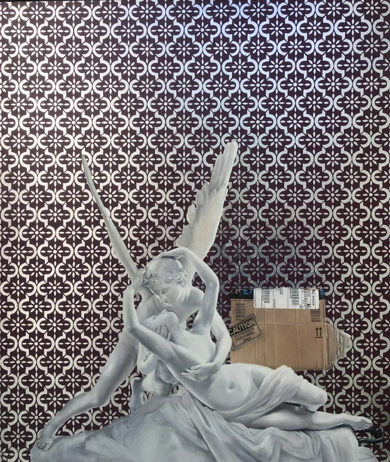 imagen de "personal autorizado" de Pilar Buitrago, Carta Puebla Pintura 2020 Miguelturra