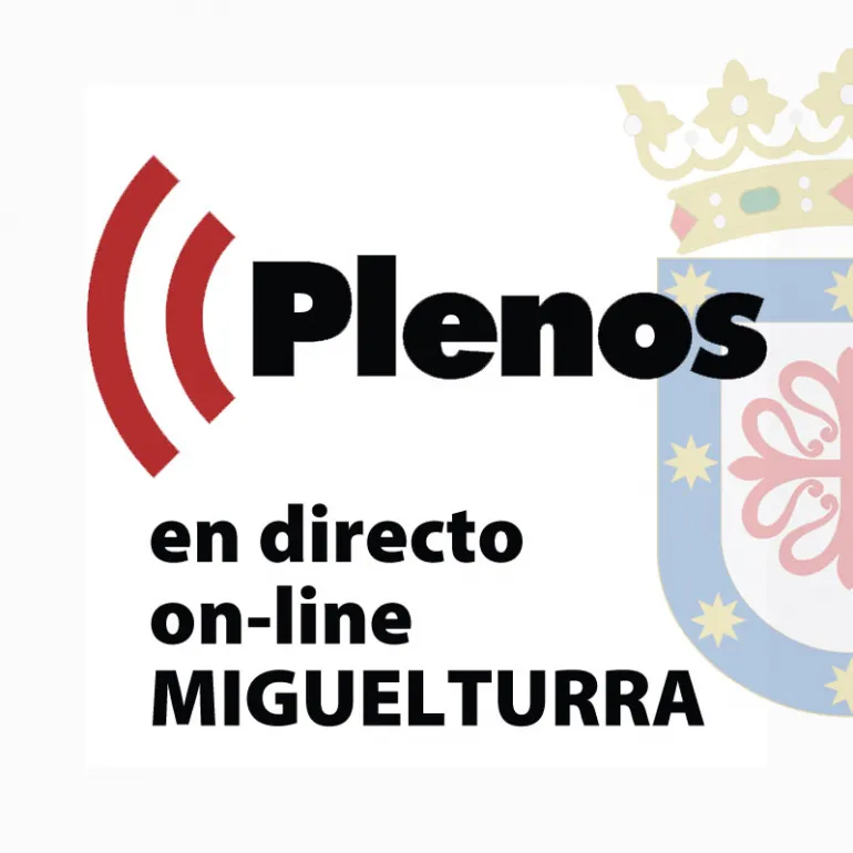 evento imagen alusiva a los Plenos a través de internet del Ayuntamiento de Miguelturra