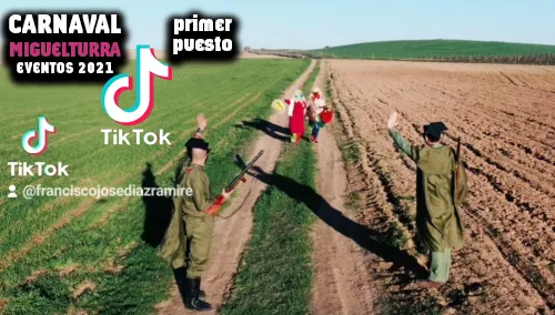 imagen del vídeo ganador del concurso de Tik Tok Carnaval de Miguelturra 2021