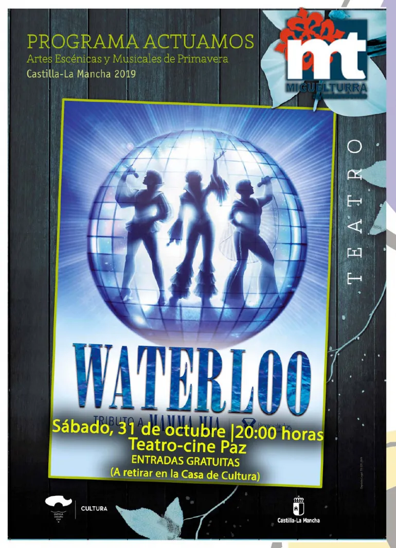 evento imagen homenaje a ABBA, octubre 2020 Miguelturra