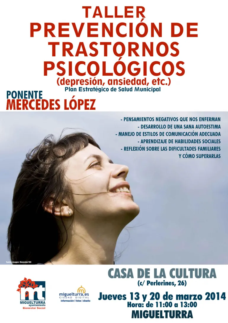 imagen cartel taller Servicios Sociales,marzo 2014