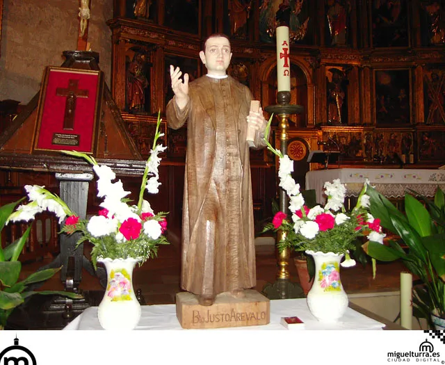 imagen del busto del Beato Justo Arévalo