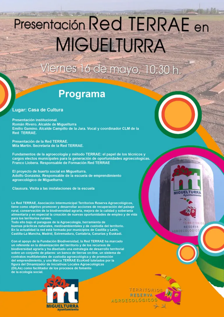 imagen cartel presentación Red Terrae, mayo 2014