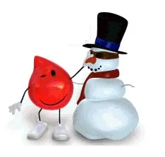 imagen donación sangre en época navideña