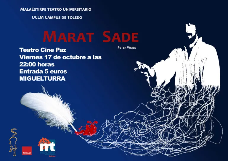 imagen cartel obra Marat Sade, octubre 2014