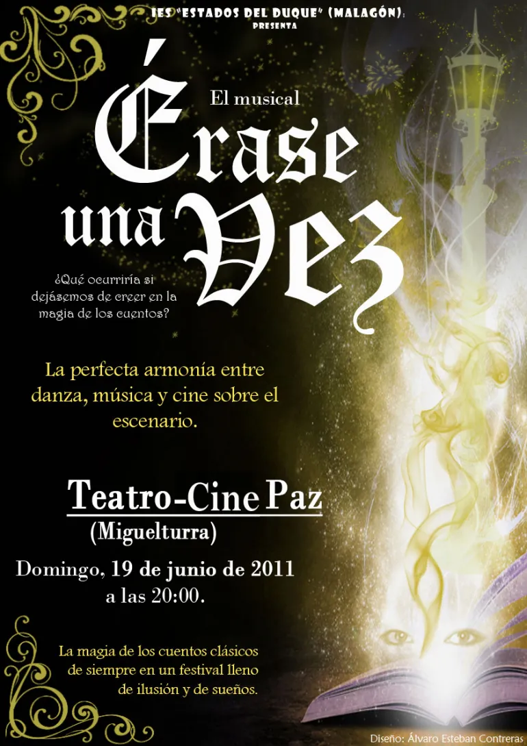 imagen del cartel de la obra musica Érase una Vez
