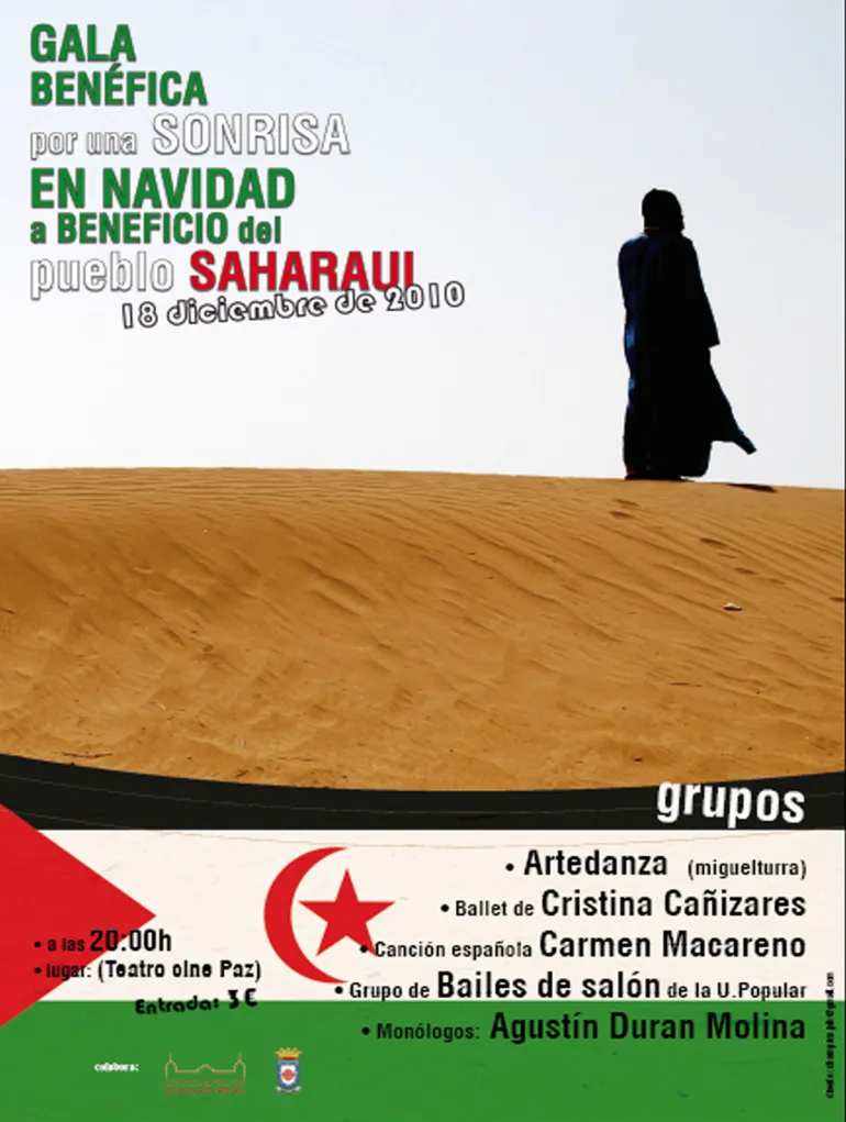 imagen del Cartel Gala Benéfica Sáhara 2010