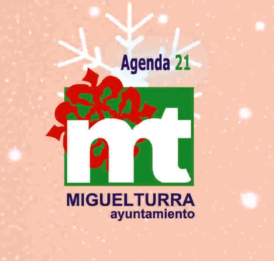 imagen anagrama navideño de la Agenda 21 Local