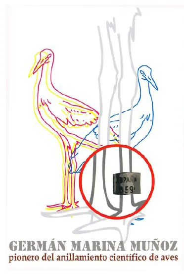 imagen del libro sobre el anillamiento de aves