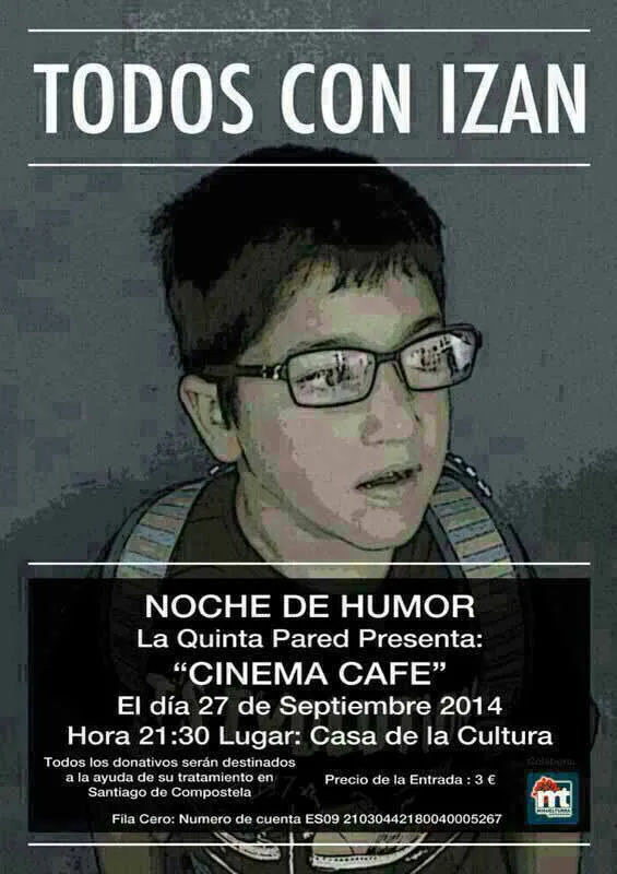 imagen cartel Todos con Izan, septiembre 2014