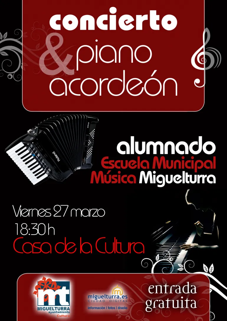 imagen concierto piano y acordeón, 27 marzo 2015