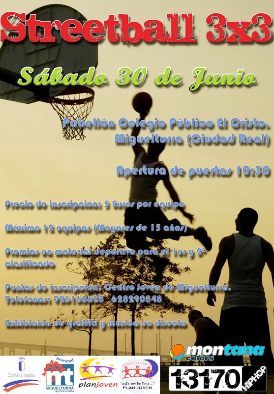 imagen cartel torneo StreetBall, junio 2007