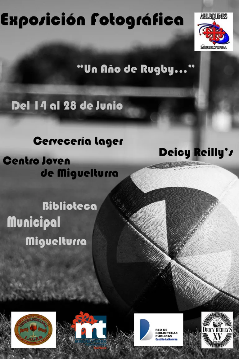 imagen cartel exposición fotográfica rugby, 2014