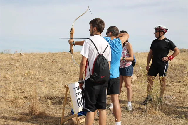 imagen de prueba con arco en el Raid Miguelturra