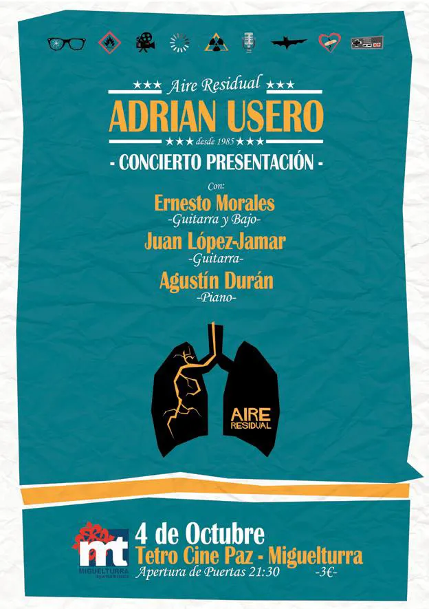 imagen concierto Adrián Usero, octubre 2014