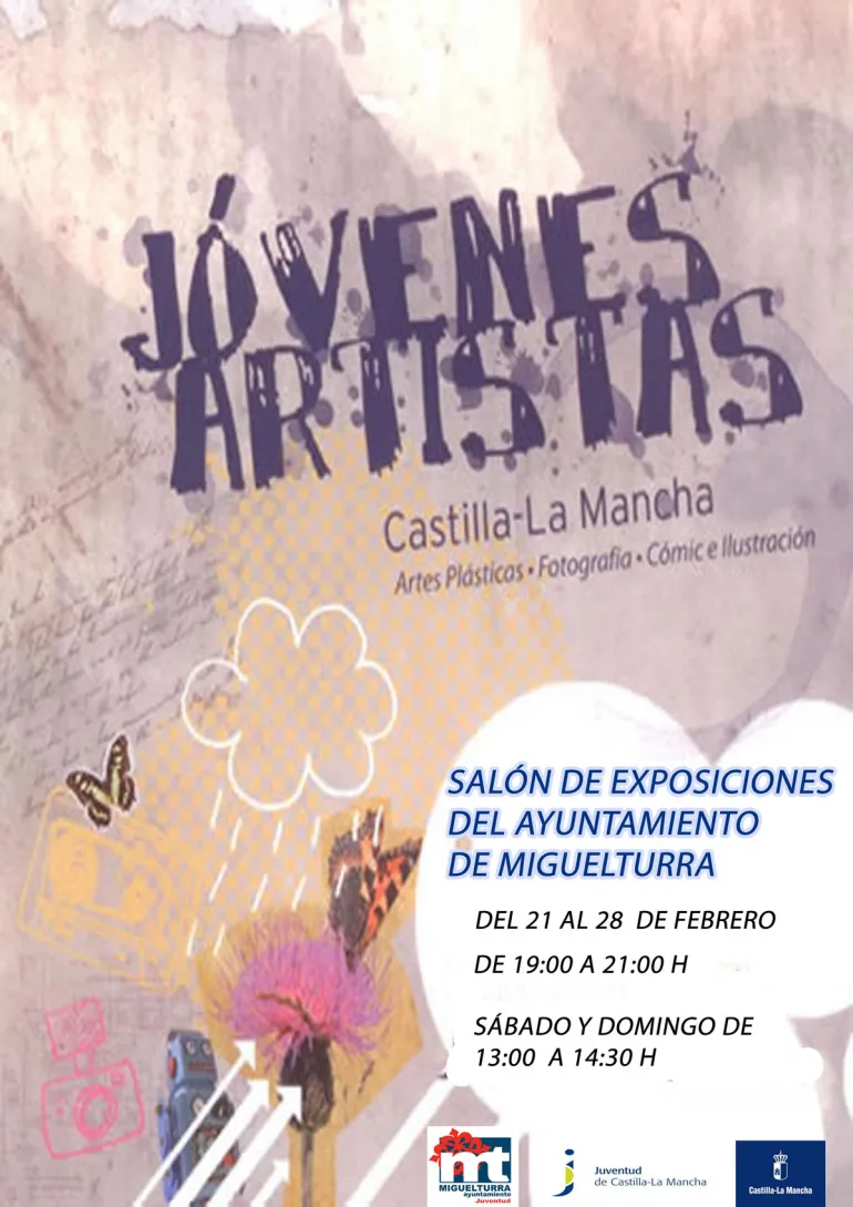 imagen cartel exposición Jóvenes Artistas 2013