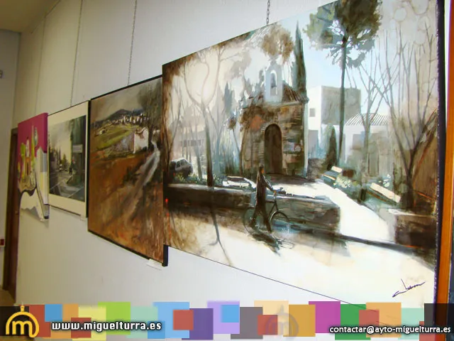 imagen exposición pintura rápida,  abril 2010