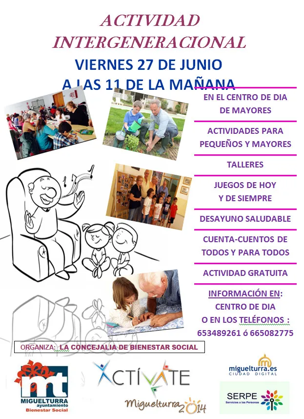 imagen jornada intergeneracional, junio 2014