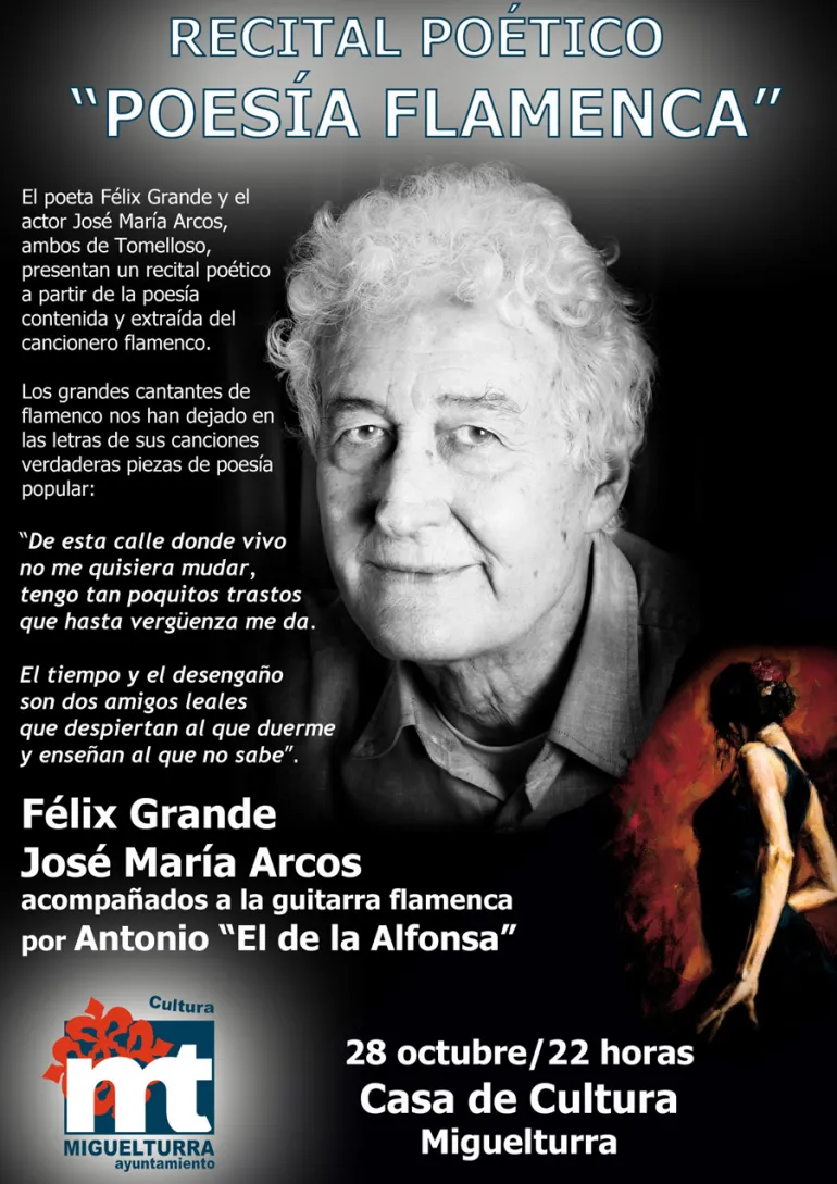 imagen del Cartel Poesía Flamenca, octubre 2011