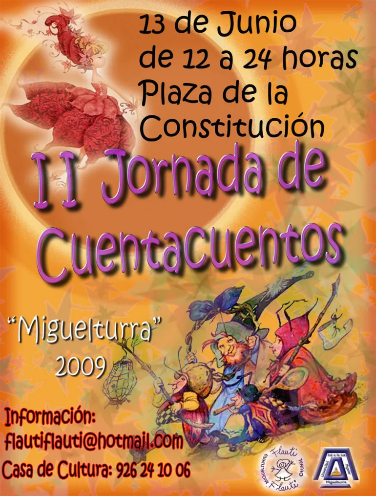 imagen cartel Segunda Jornada Cuenta Cuentos 2009