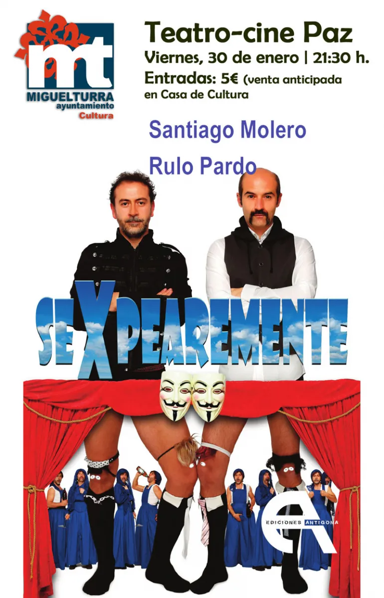 imagen cartel obra Sexpearemente, enero 2015