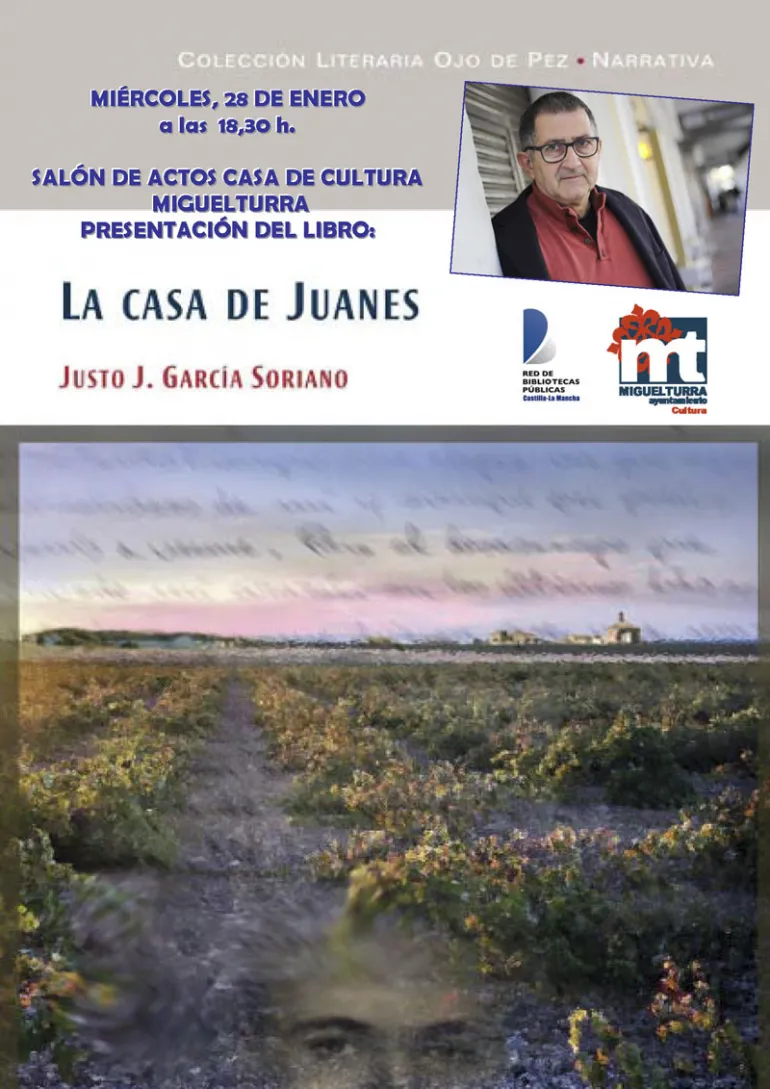 imagen cartel presentación libro La Casa de Juanes