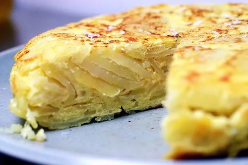 imagen de la tortilla de patatas española